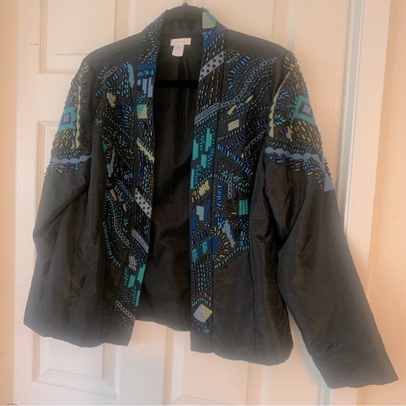 Chico’s Bling on Black Blazer - Picture 5 of 10